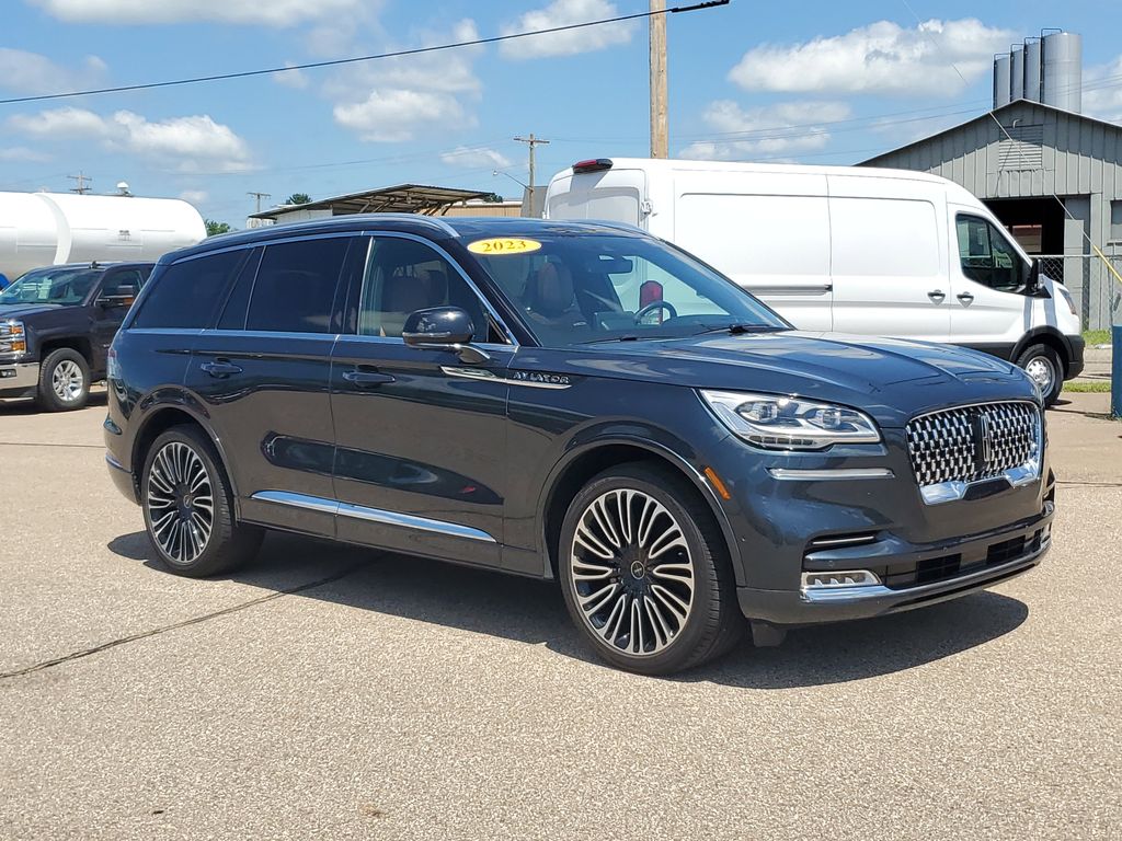 Used 2023 Lincoln Aviator Black Label with VIN 5LM5J9XC5PGL01185 for sale in Paw, MI
