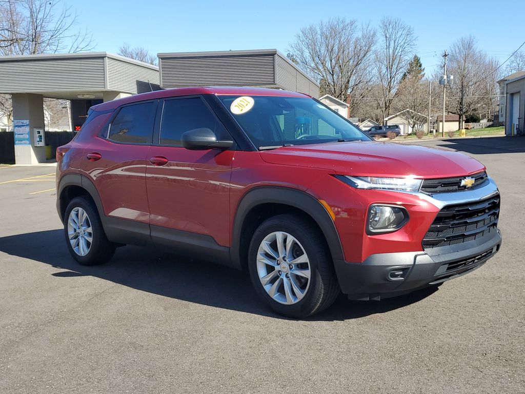 Used 2021 Chevrolet Trailblazer LS with VIN KL79MMS20MB052477 for sale in Paw, MI