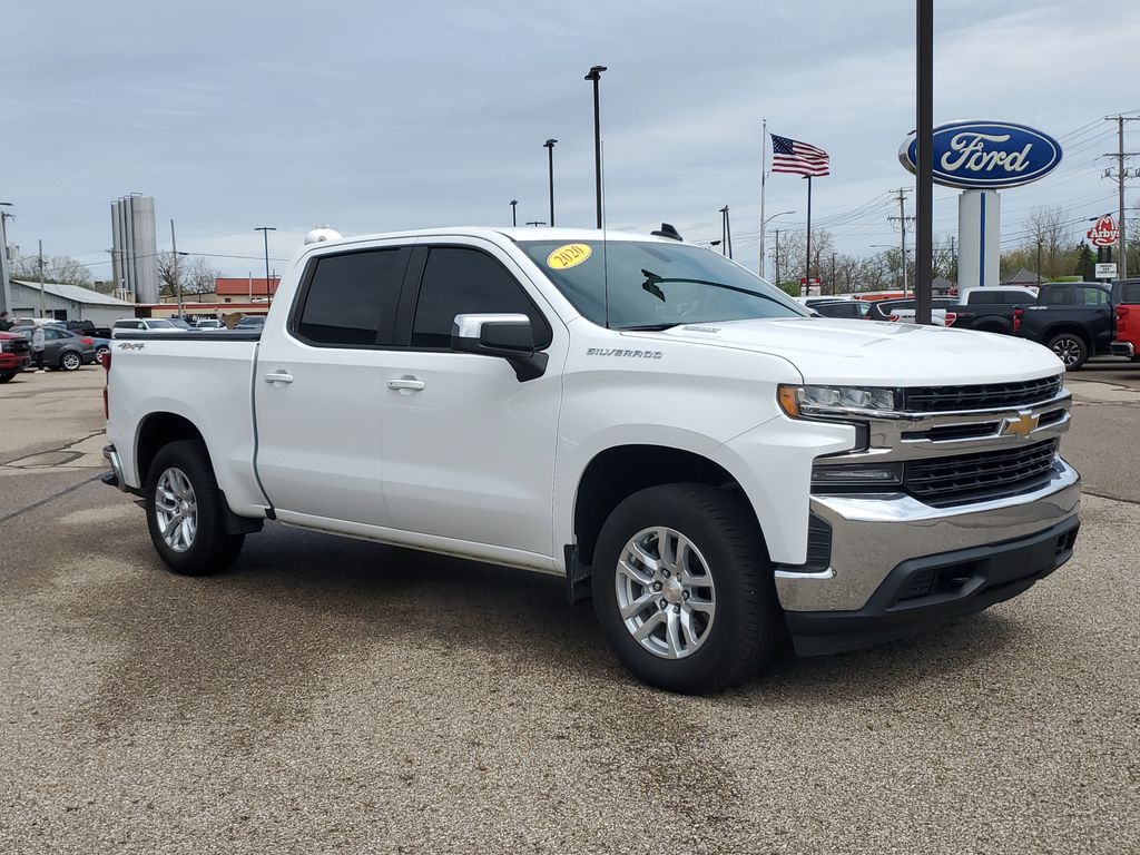 Used 2020 Chevrolet Silverado 1500 LT with VIN 3GCUYDET7LG433402 for sale in Paw, MI