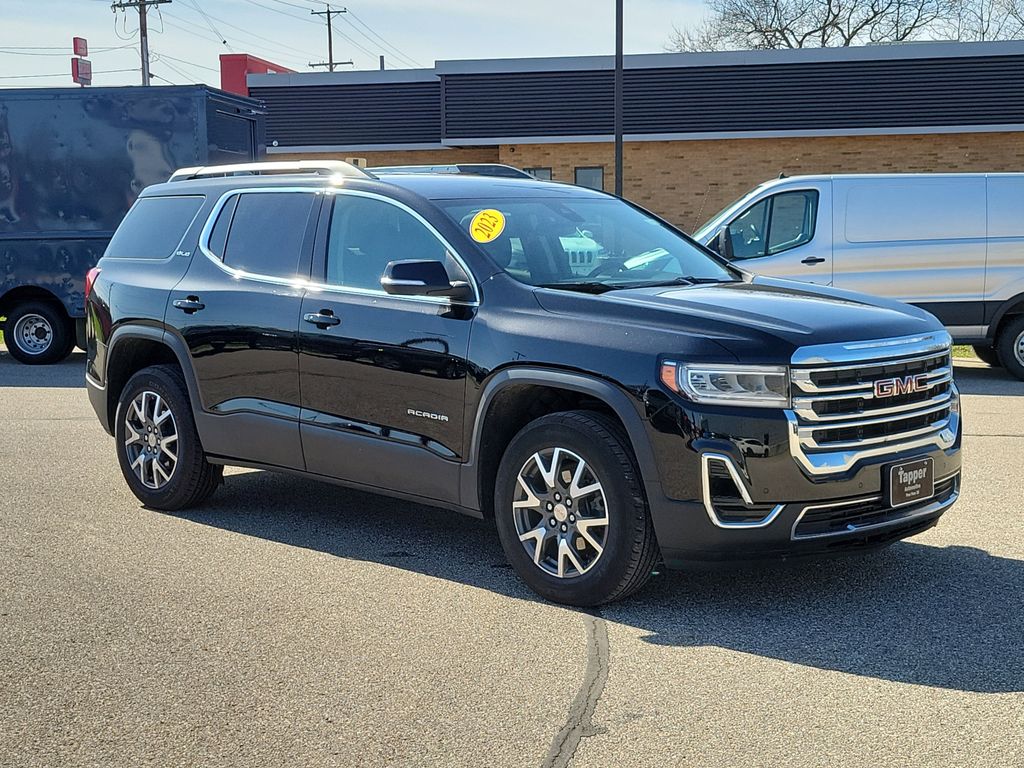 Used 2023 GMC Acadia SLE with VIN 1GKKNRL45PZ171849 for sale in Paw, MI