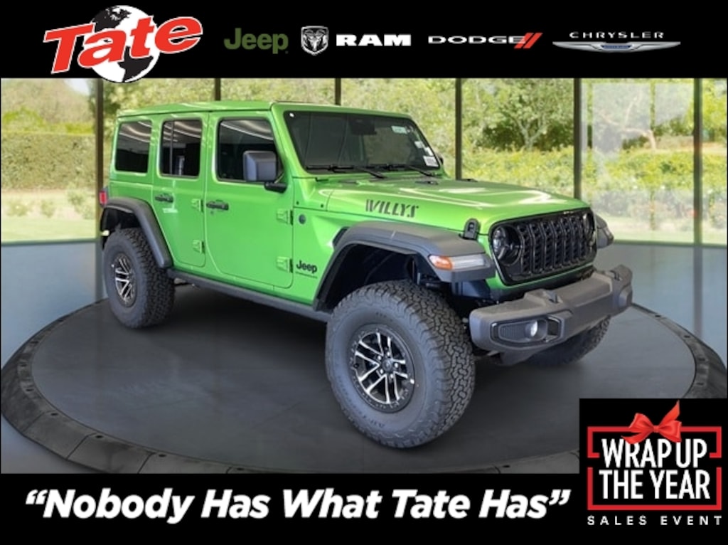New 2026 Jeep Wrangler Willys Sport Utility