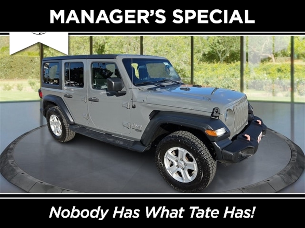 Certified 2020 Jeep Wrangler Unlimited Sport S SUV