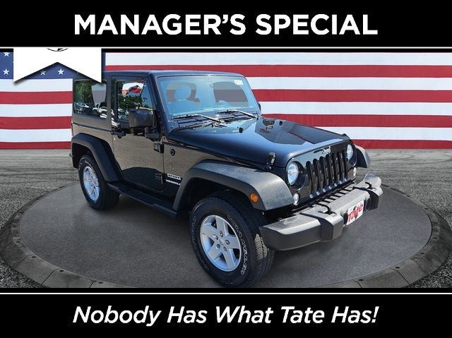Black Clearcoat 2017 Jeep Wrangler SUV / Crossover Four-Wheel Drive 6-Speed Manual