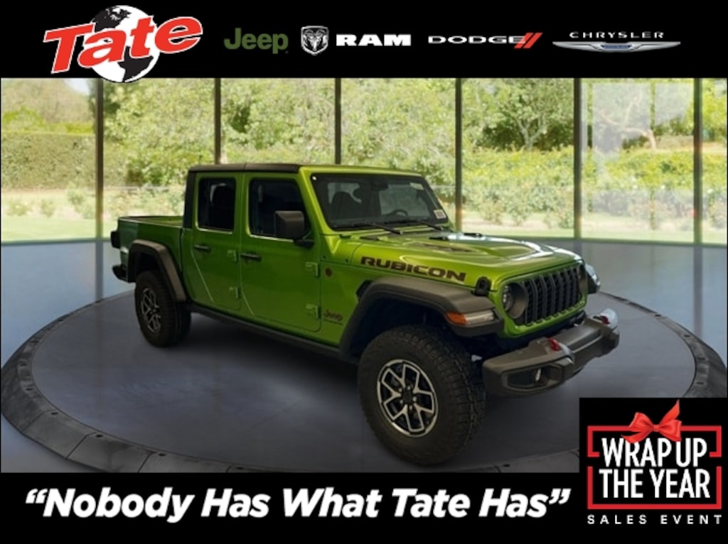 New 2025 Jeep Gladiator Rubicon Pickup