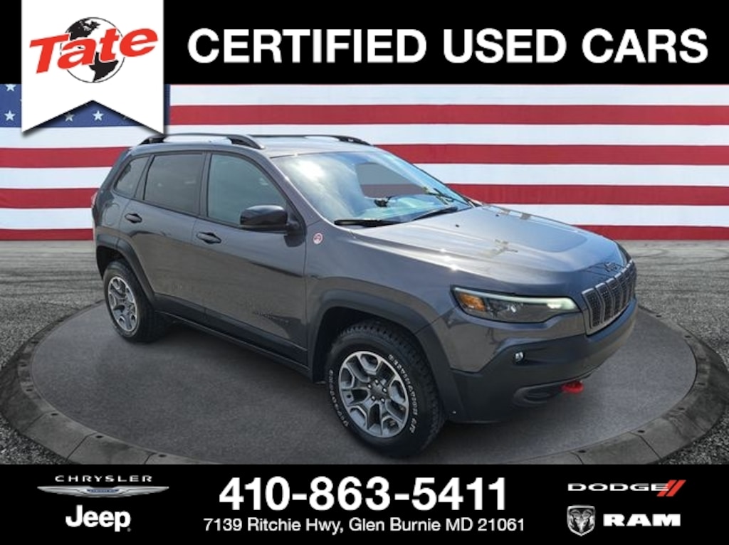 Certified 2022 Jeep Cherokee Trailhawk SUV