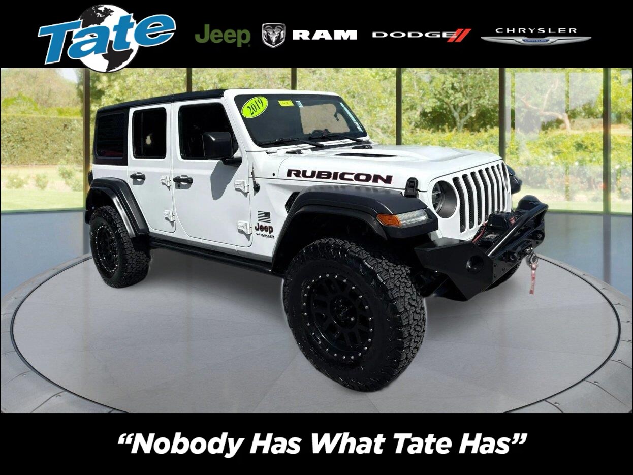 Bright White Clearcoat 2019 Jeep Wrangler SUV / Crossover Four-Wheel Drive 8-Speed Automatic