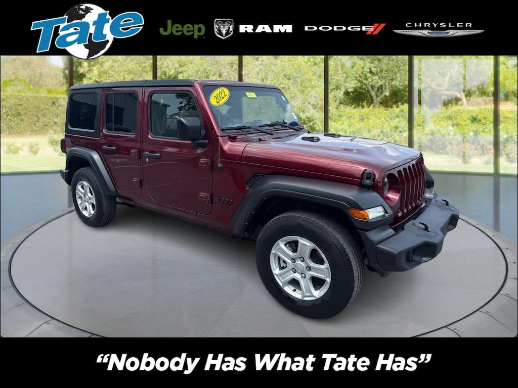 Used 2022 Jeep Wrangler Unlimited Sport S SUV