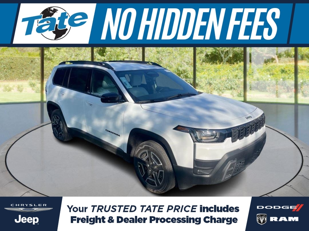 Bright White 2026 Jeep Cherokee Laredo 4WD SUV / Crossover Four-Wheel Drive Continuously Variable Transmission