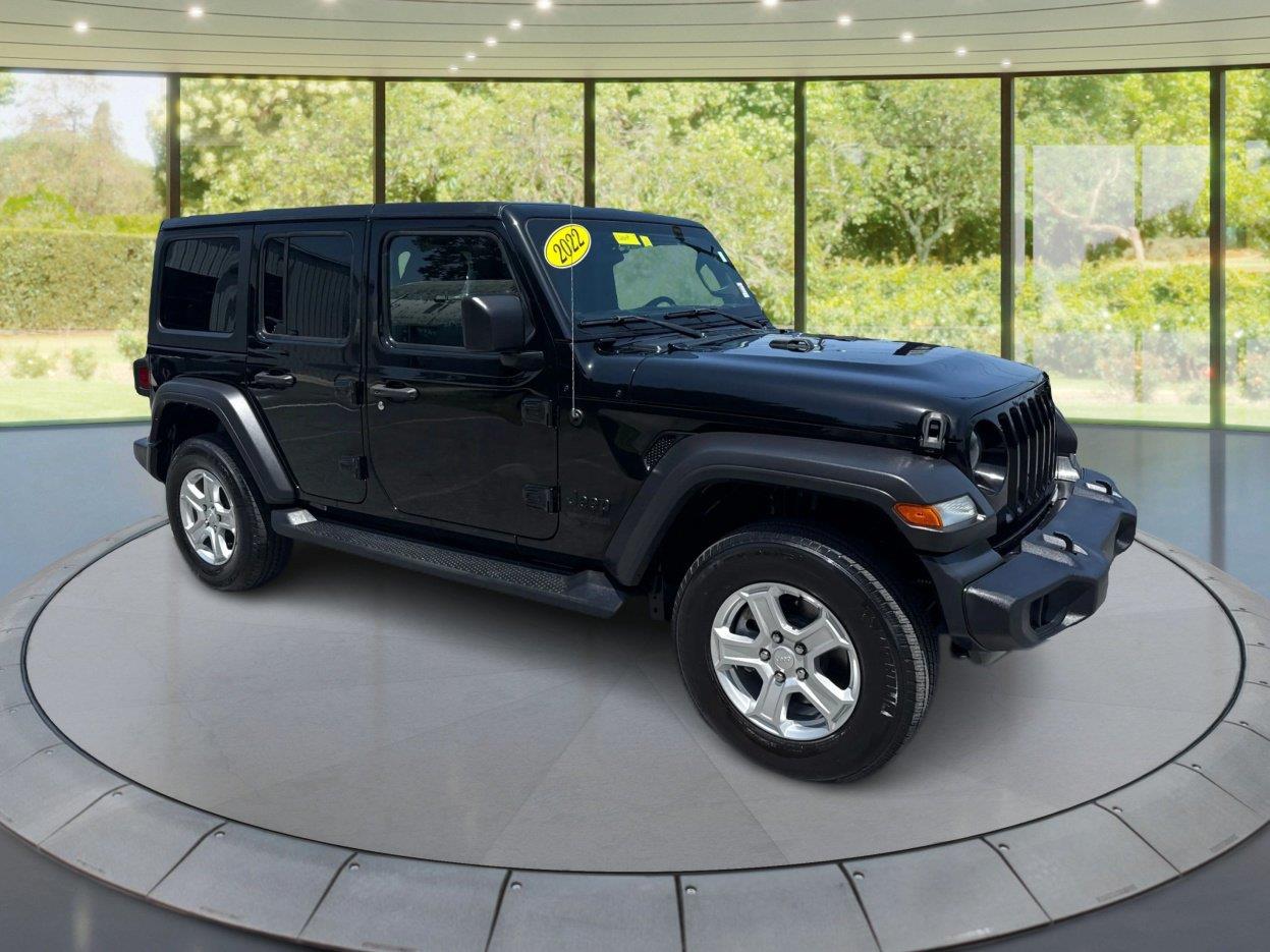 Black Clearcoat 2022 Jeep Wrangler SUV / Crossover Four-Wheel Drive 8-Speed Automatic