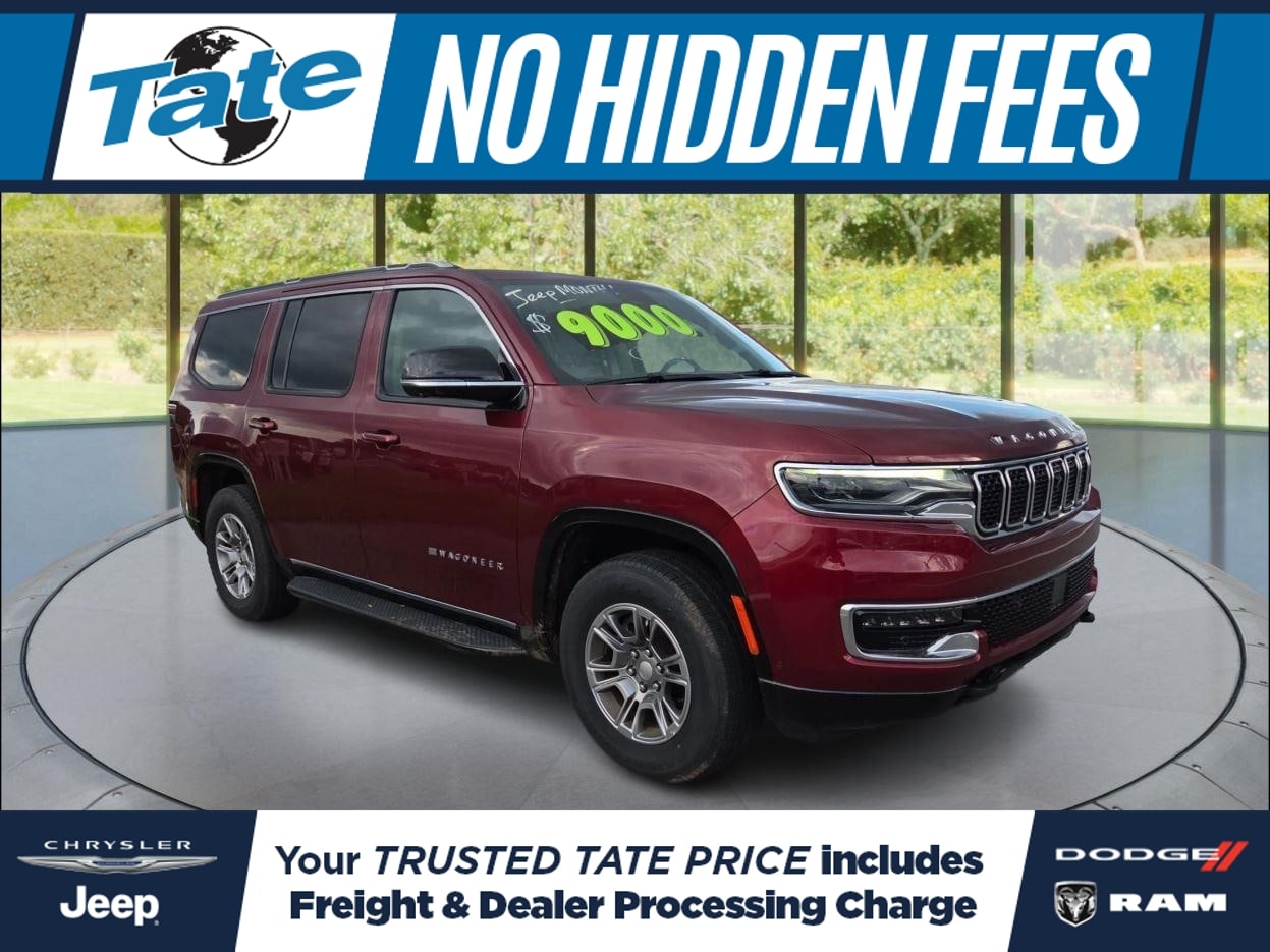 Velvet Red Pearlcoat 2024 Jeep Wagoneer 4WD SUV / Crossover Four-Wheel Drive 8-Speed Automatic