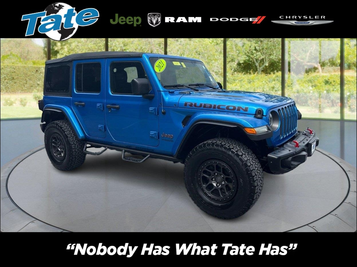 Hydro Blue Pearlcoat 2021 Jeep Wrangler SUV / Crossover Four-Wheel Drive 8-Speed Automatic