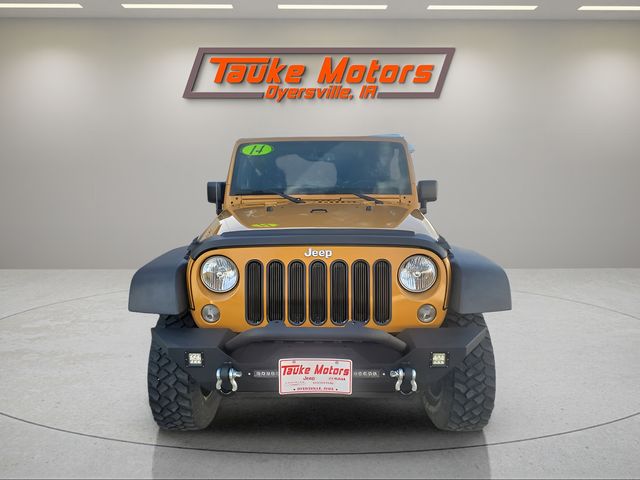 Used 2014 Jeep Wrangler Rubicon with VIN 1C4BJWCG5EL167896 for sale in Dyersville, IA