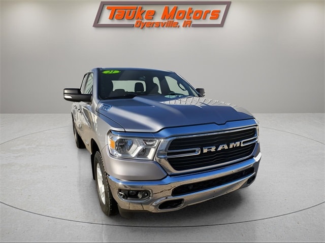 Used 2021 RAM Ram 1500 Pickup Big Horn/Lone Star with VIN 1C6SRFBT5MN509154 for sale in Dyersville, IA