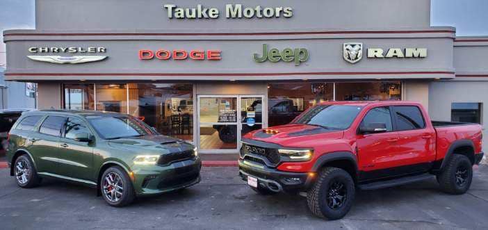 Tauke%20Motors%20Building%20Front%20TRX%20and%20Durango.jpg