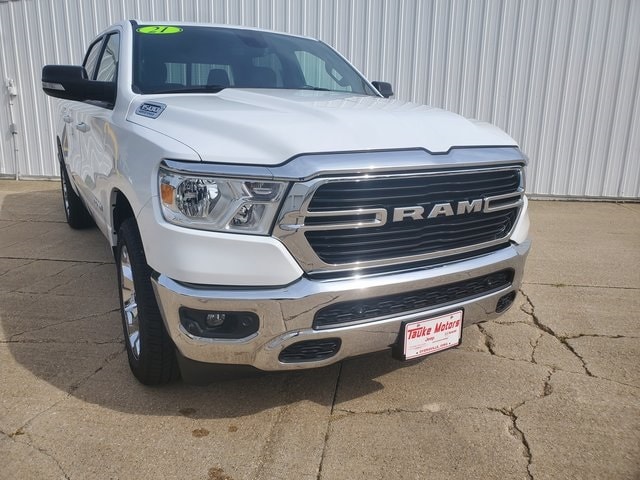 Used 2021 RAM Ram 1500 Pickup Big Horn/Lone Star with VIN 1C6SRFFT4MN777798 for sale in Dyersville, IA