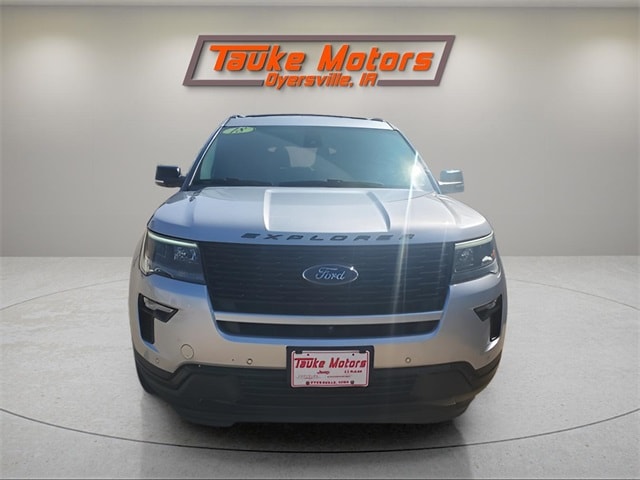 Used 2018 Ford Explorer Sport with VIN 1FM5K8GT5JGB86444 for sale in Dyersville, IA