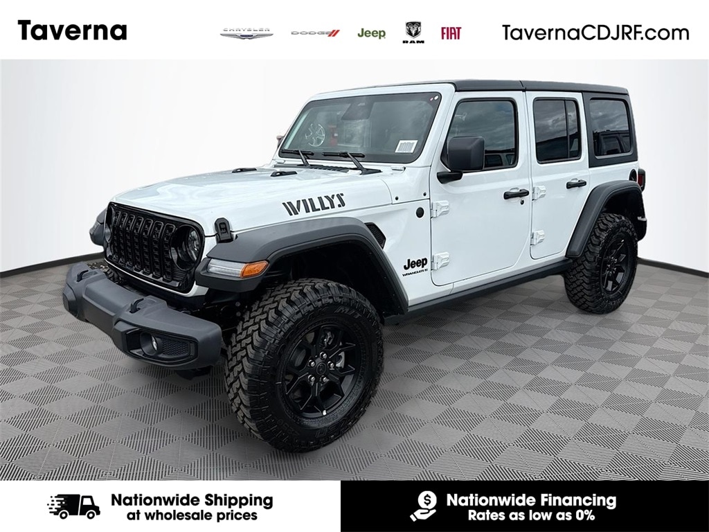 New 2026 Jeep Wrangler 4-DOOR WILLYS Sport Utility