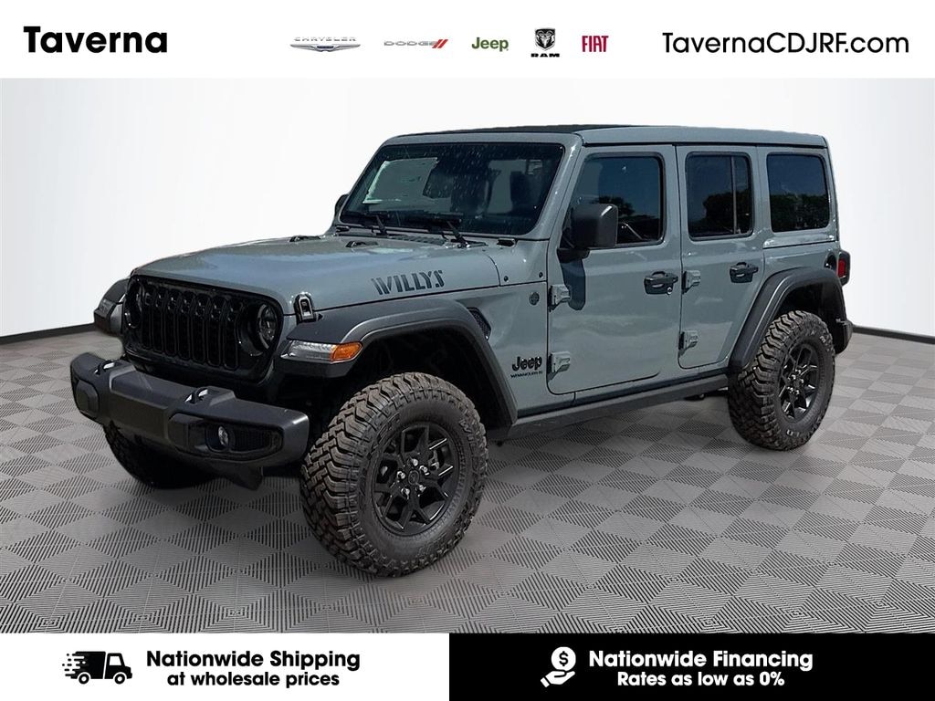 New 2026 Jeep Wrangler 4-DOOR WILLYS Sport Utility