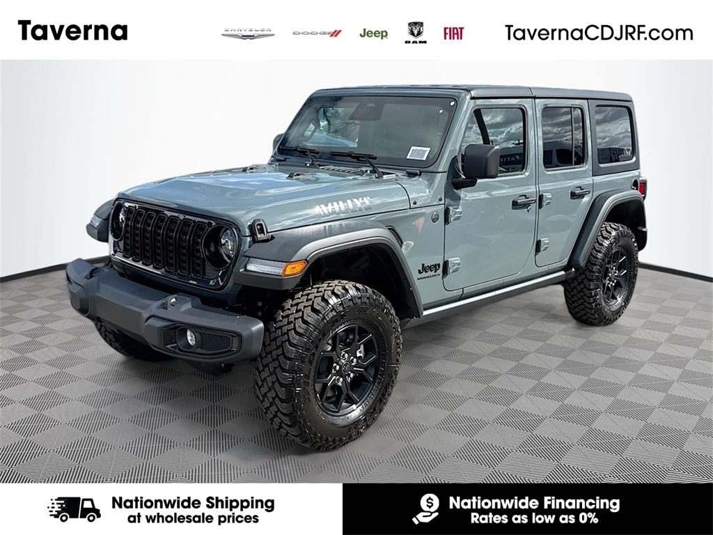 New 2026 Jeep Wrangler 4-DOOR WILLYS Sport Utility
