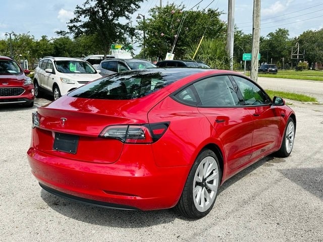 Used 2022 Tesla Model 3 Long Range with VIN 5YJ3E1EBXNF300586 for sale in Plantation, FL