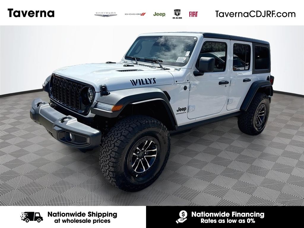 New 2026 Jeep Wrangler 4-DOOR WILLYS Sport Utility