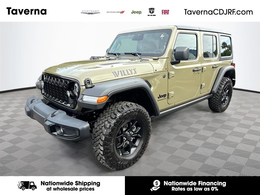 New 2026 Jeep Wrangler 4-DOOR WILLYS Sport Utility