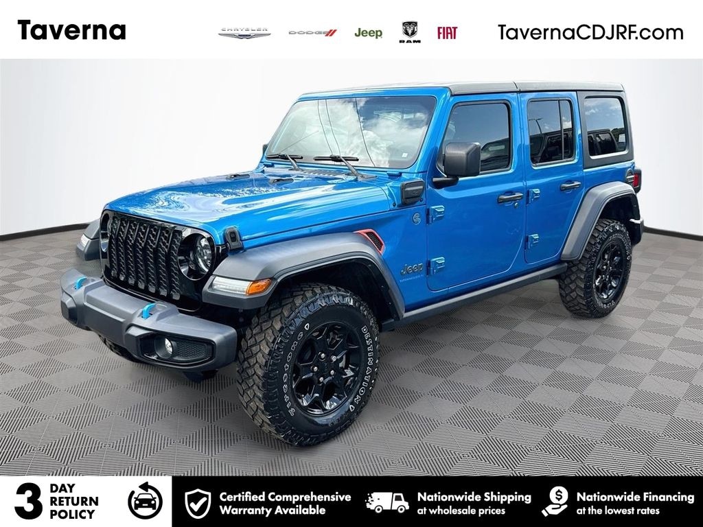 Used 2023 Jeep Wrangler Willys 4xe SUV