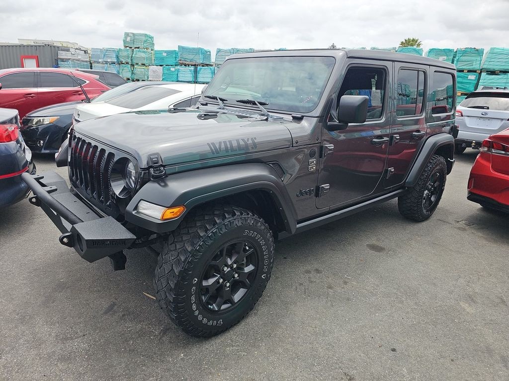 Used 2021 Jeep Wrangler Unlimited Willys SUV
