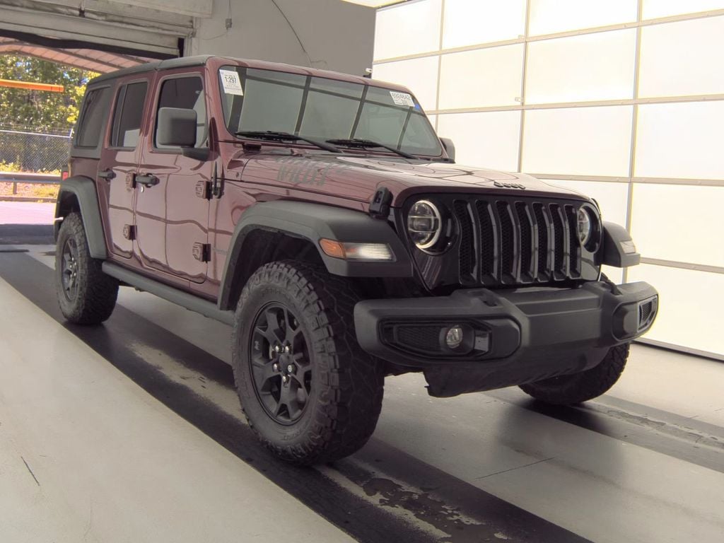 Used 2022 Jeep Wrangler Unlimited Willys SUV