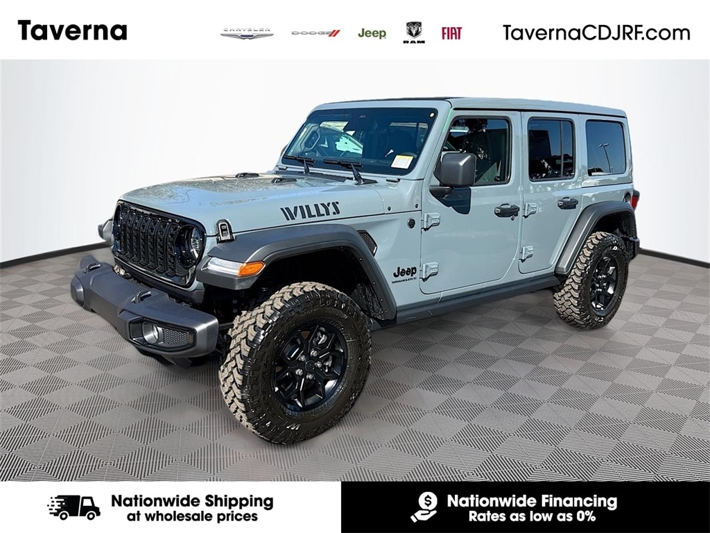 New 2026 Jeep Wrangler 4-DOOR WILLYS Sport Utility