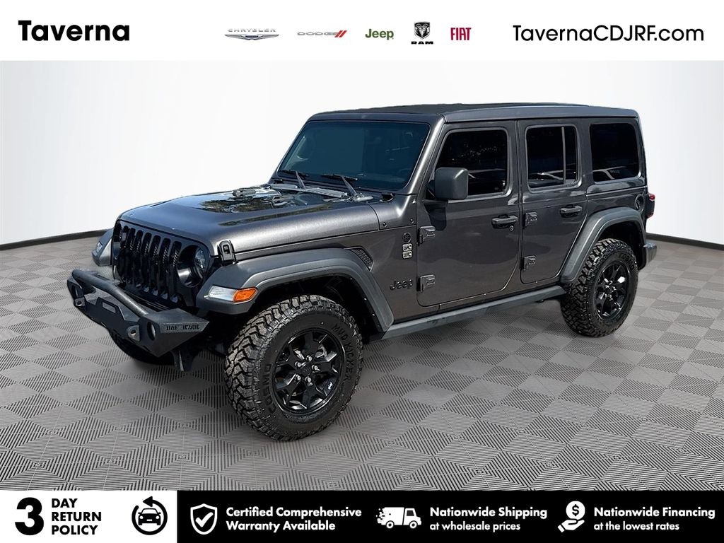 Used 2021 Jeep Wrangler Unlimited Willys SUV