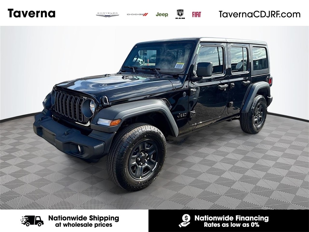 New 2026 Jeep Wrangler 4-DOOR SPORT Sport Utility