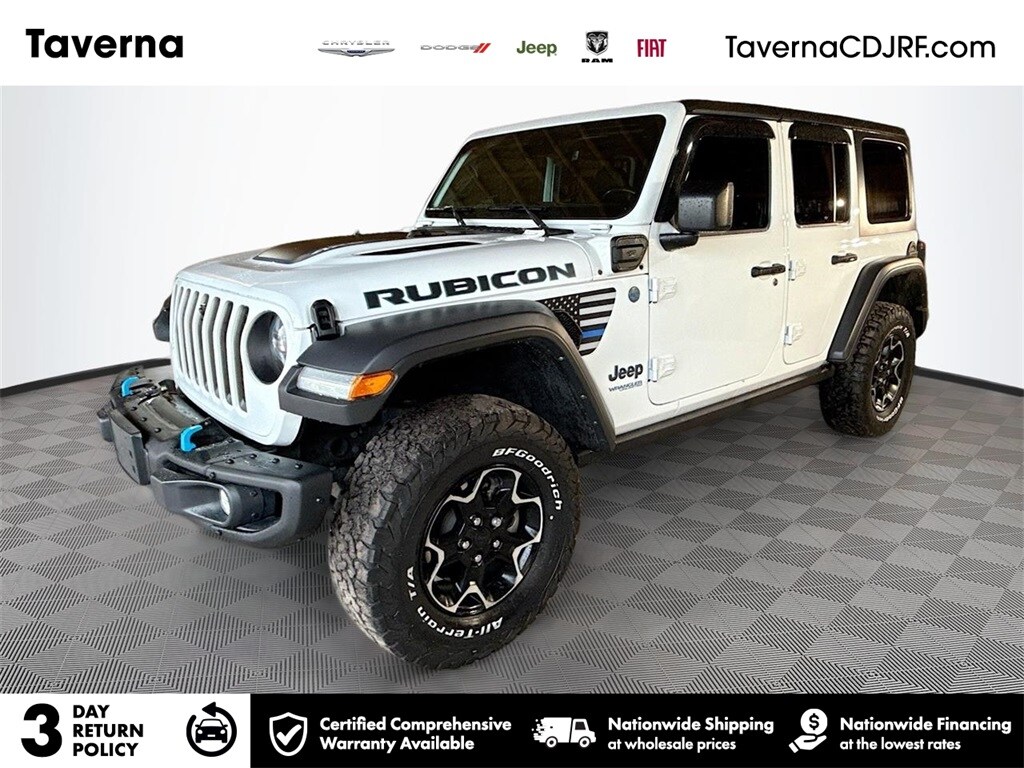 Used 2022 Jeep Wrangler Unlimited Rubicon 4xe SUV