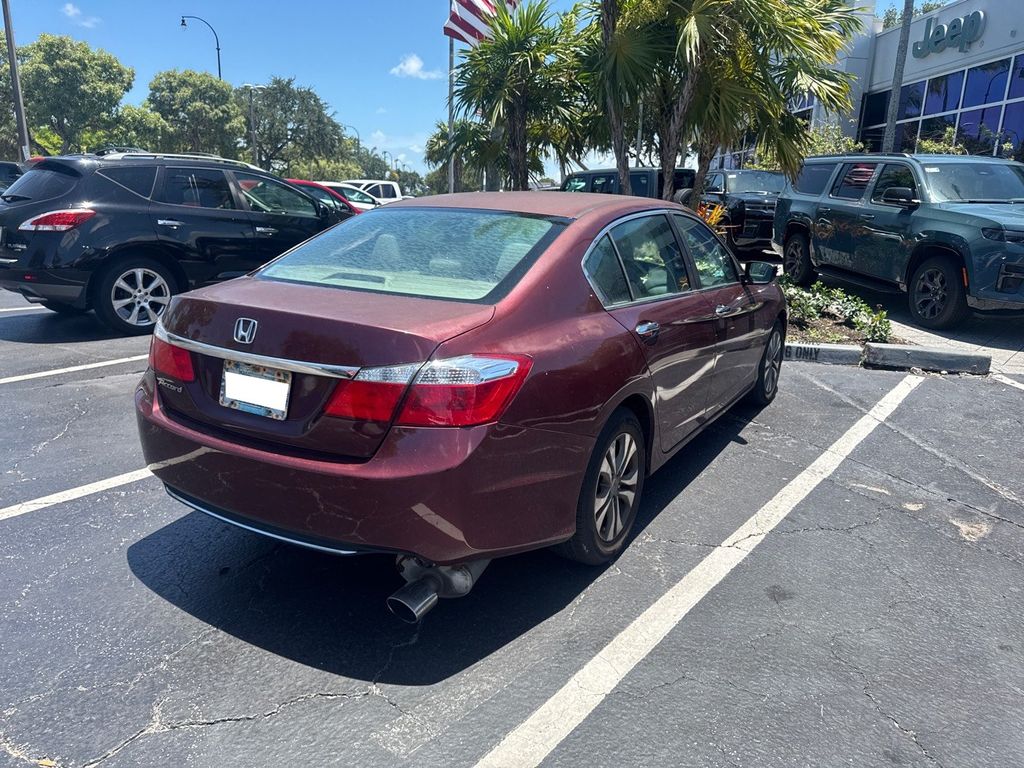 Used 2015 Honda Accord LX with VIN 1HGCR2F3XFA257395 for sale in Plantation, FL