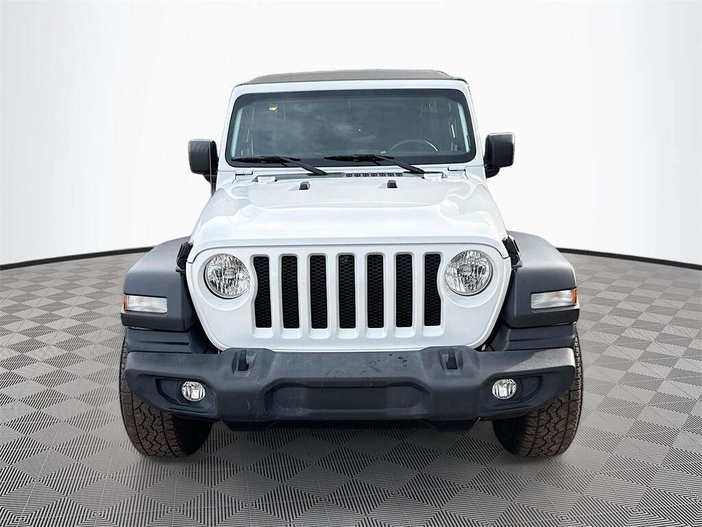 Used 2021 Jeep Wrangler Unlimited Sport with VIN 1C4HJXDG4MW526084 for sale in Plantation, FL