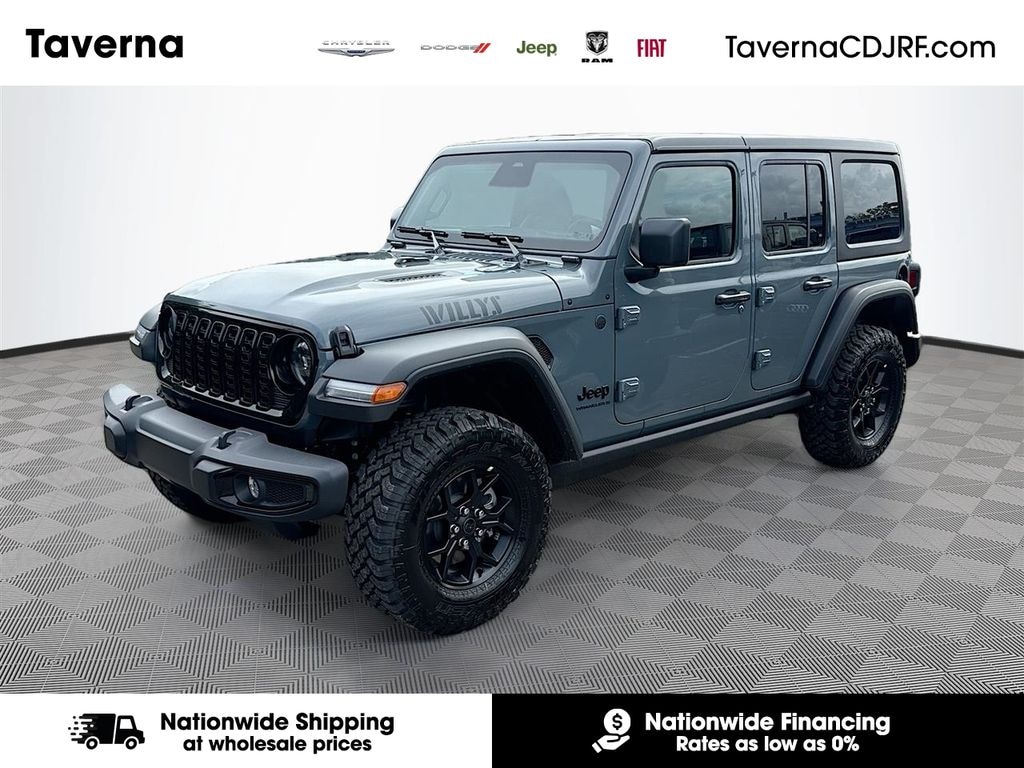 New 2026 Jeep Wrangler 4-DOOR WILLYS Sport Utility