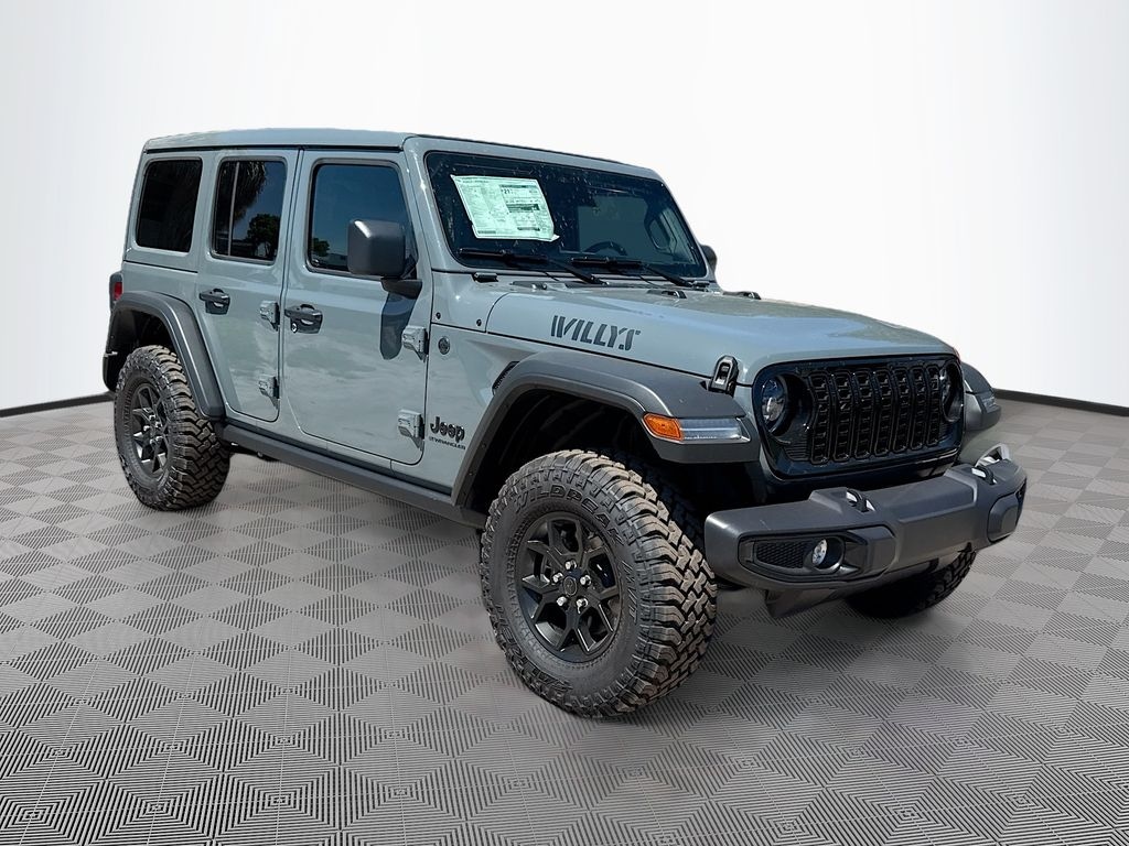 New 2026 Jeep Wrangler 4-DOOR WILLYS Sport Utility