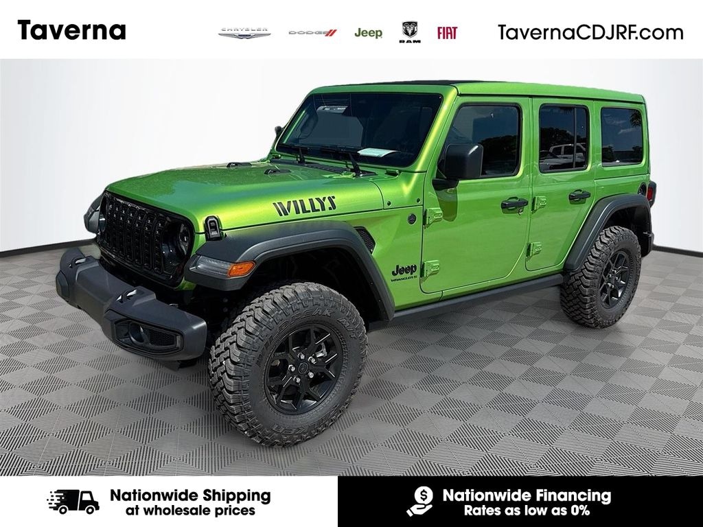New 2026 Jeep Wrangler 4-DOOR WILLYS Sport Utility
