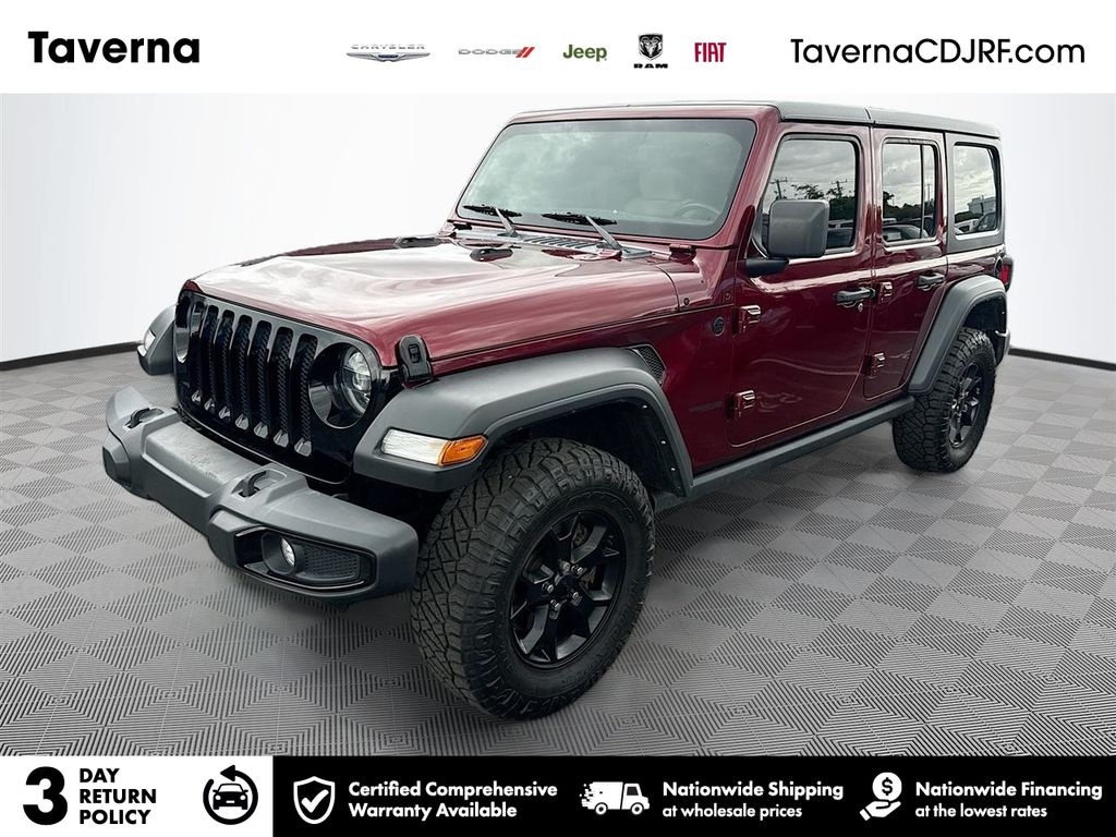 Used 2022 Jeep Wrangler Unlimited Willys SUV