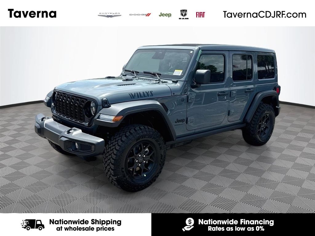 New 2026 Jeep Wrangler 4-DOOR WILLYS Sport Utility