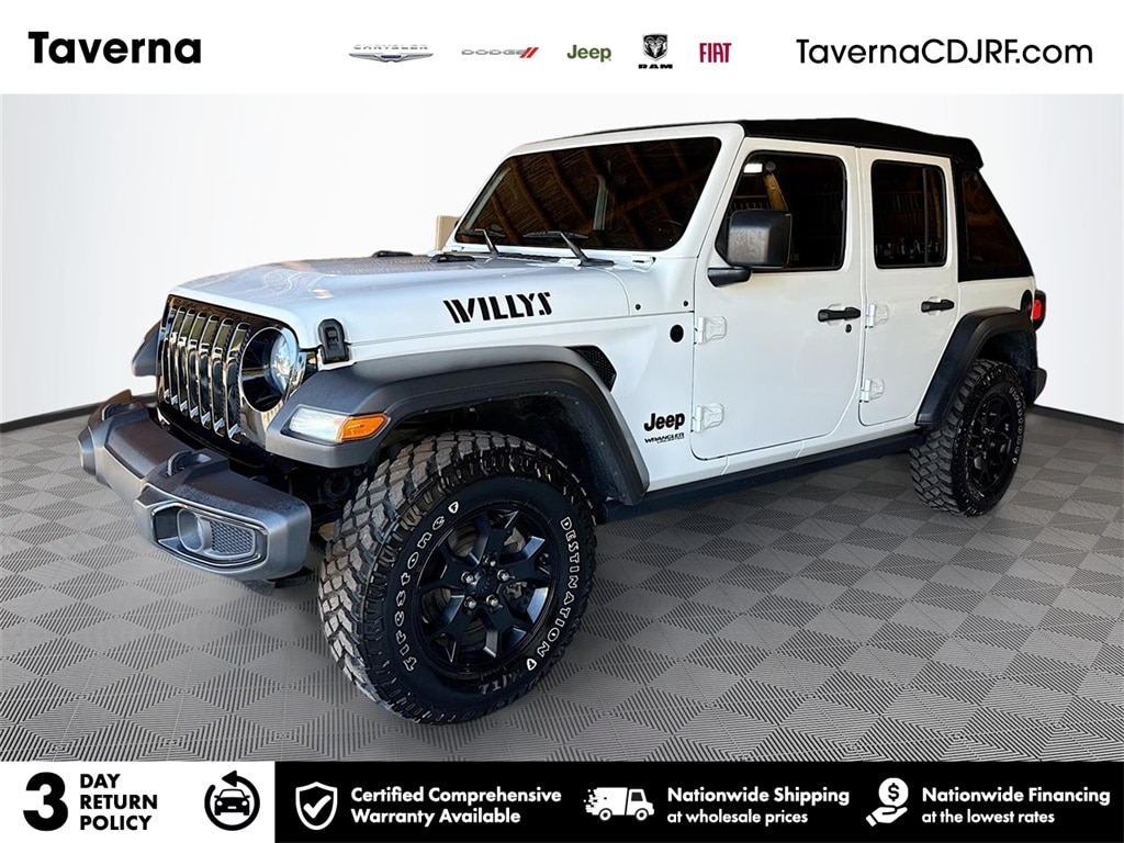 Used 2021 Jeep Wrangler Unlimited Willys SUV