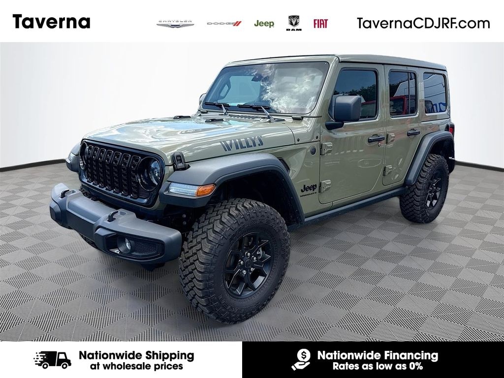 New 2026 Jeep Wrangler 4-DOOR WILLYS Sport Utility