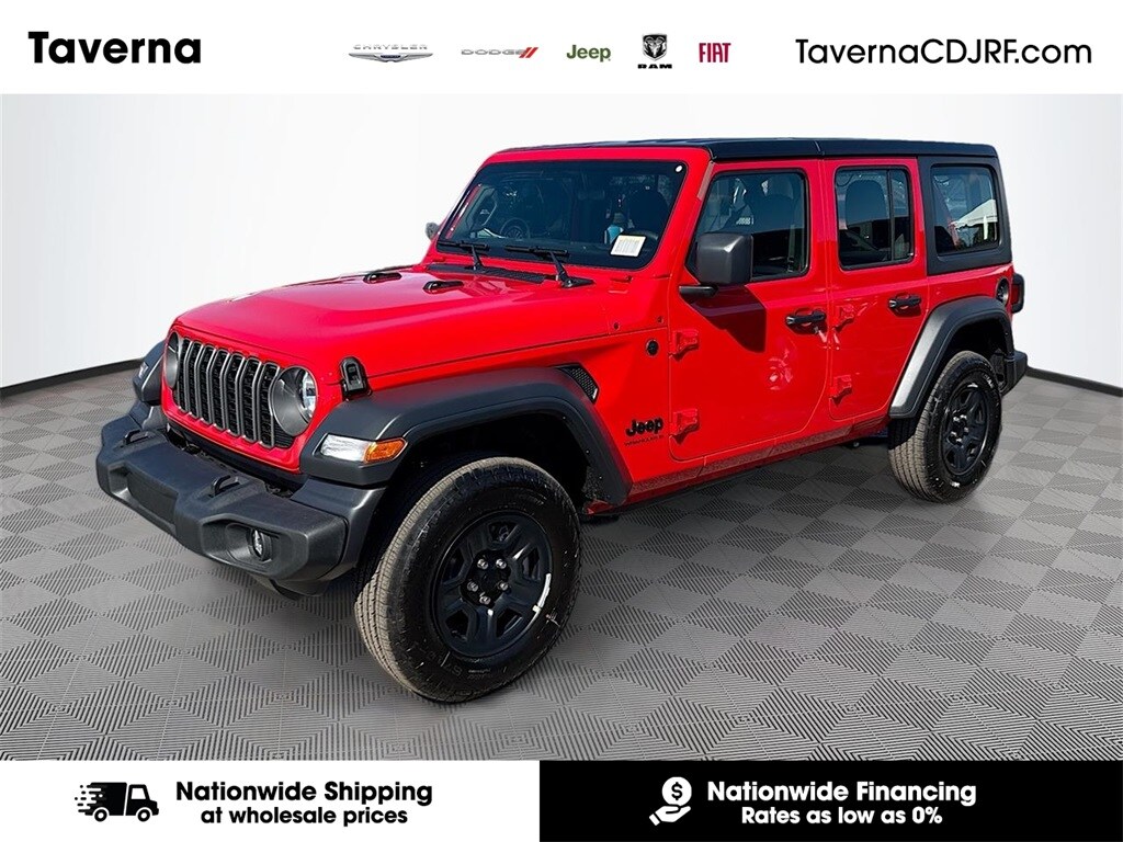 New 2026 Jeep Wrangler 4-DOOR SPORT Sport Utility