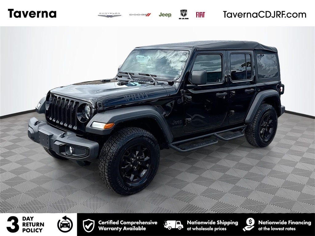 Used 2021 Jeep Wrangler Unlimited Willys SUV
