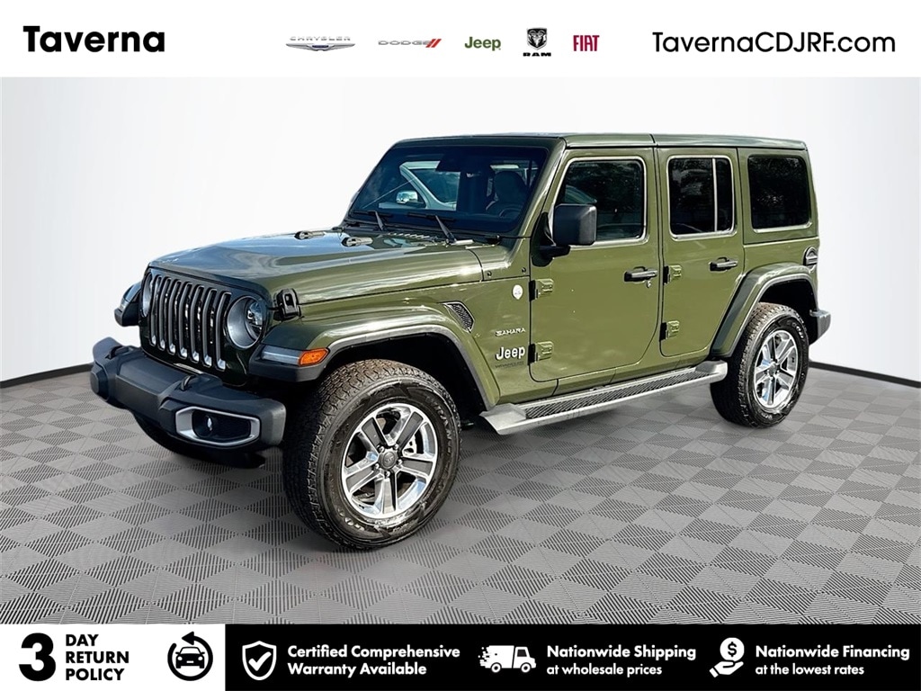 Certified 2021 Jeep Wrangler Unlimited Sahara SUV