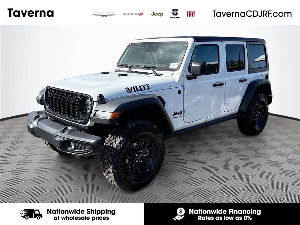 New 2026 Jeep Wrangler 4-DOOR WILLYS Sport Utility