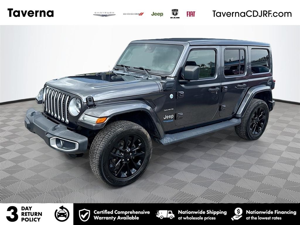 Used 2021 Jeep Wrangler Unlimited Sahara 4xe SUV