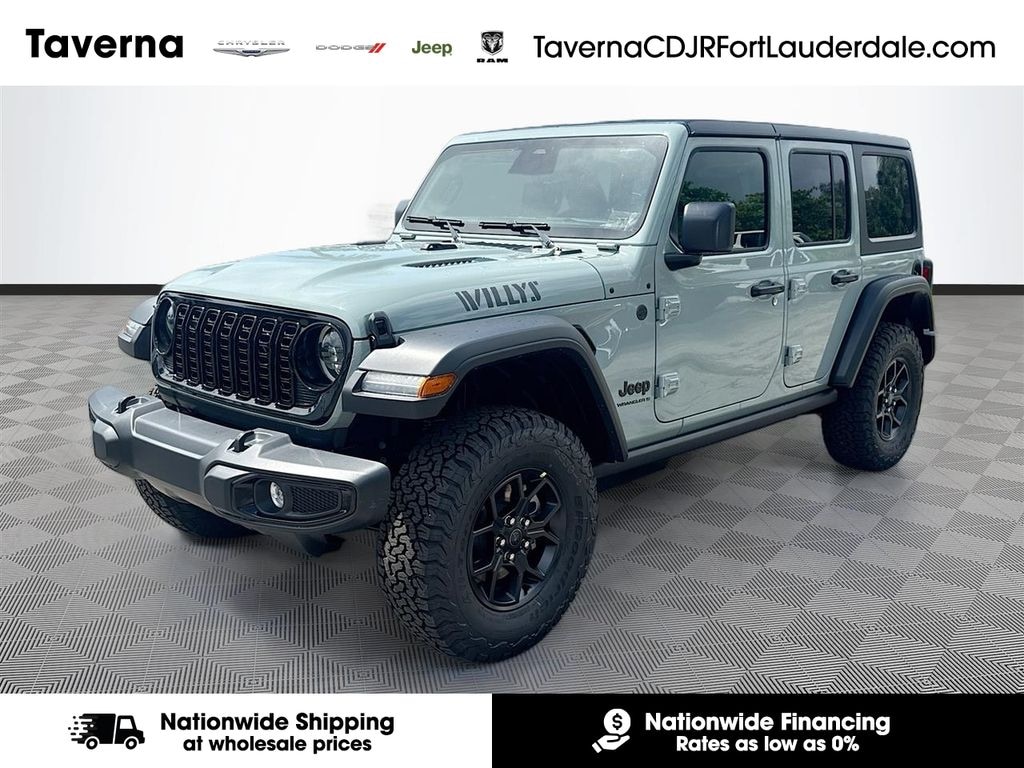 New 2026 Jeep Wrangler 4-DOOR WILLYS Sport Utility