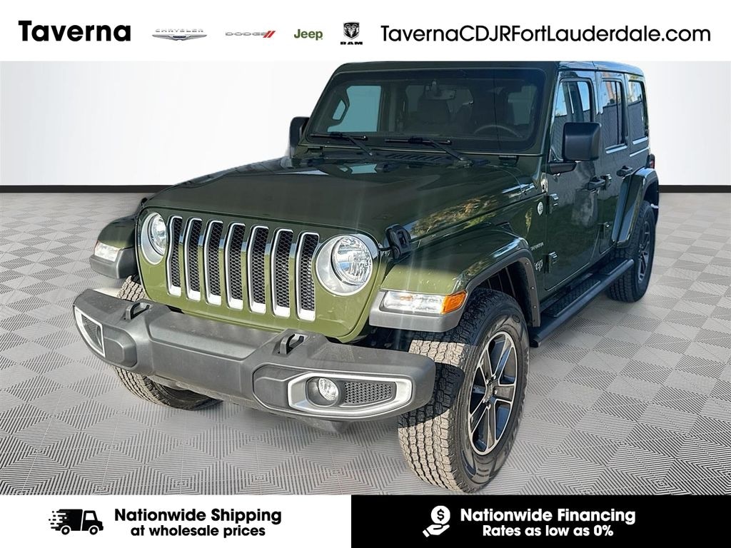 Used 2023 Jeep Wrangler 4-DOOR SAHARA 4X4 SUV