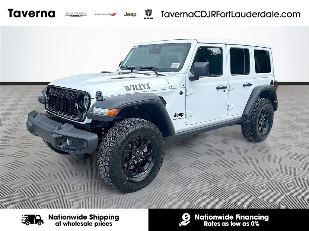 New 2026 Jeep Wrangler 4-DOOR WILLYS Sport Utility